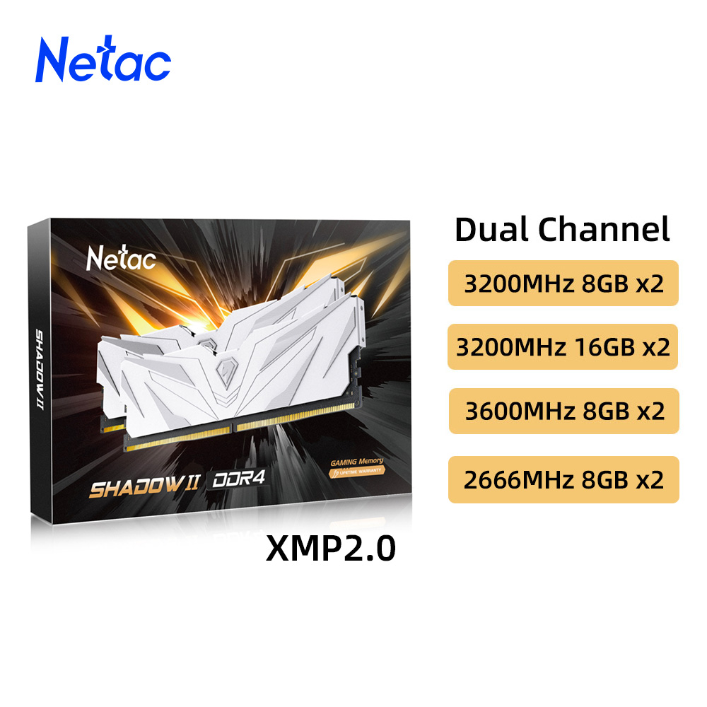 Netac Ram Memory DDR4 8GBX2 16 - Ddr4 3200 16Gb review and price