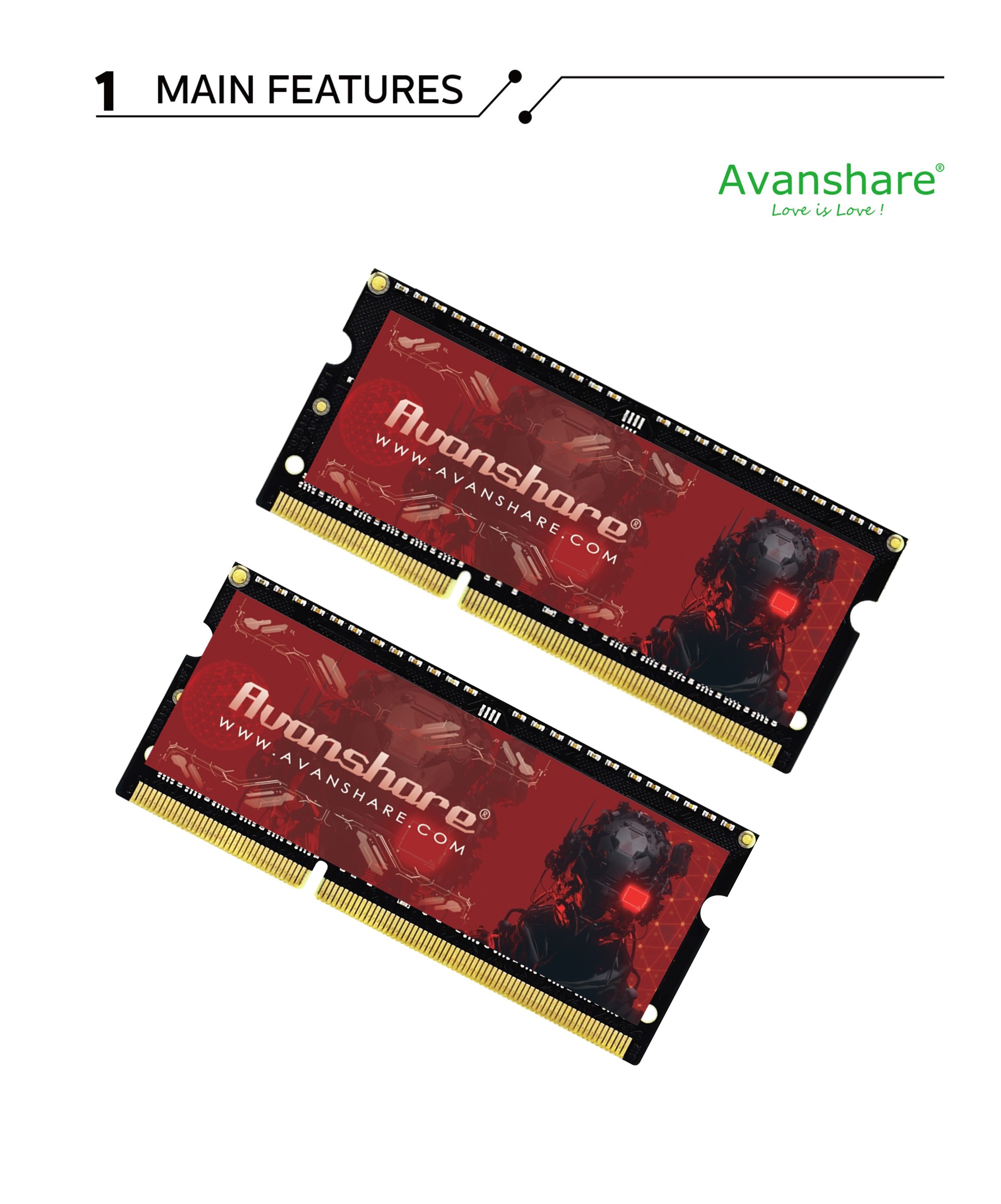 Avanshare Ram Memory DDR5 DDR4 - Ddr4 3200 16Gb review and price